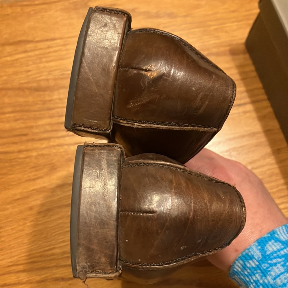 EUC Vtg Sz 11 AA (narrow) Cole Haan leather loafer shoes - Picture 4 of 10